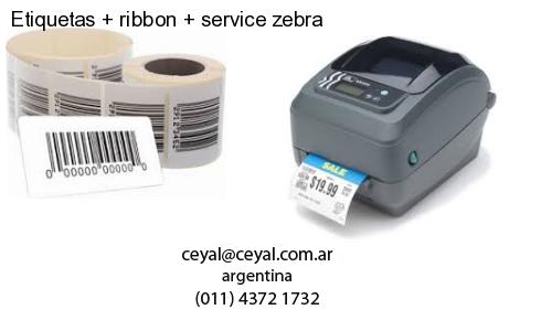 Etiquetas   ribbon   service zebra