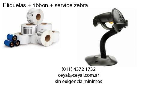 Etiquetas   ribbon   service zebra