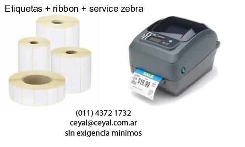 Etiquetas   ribbon   service zebra