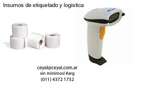 Insumos de etiquetado y logistica