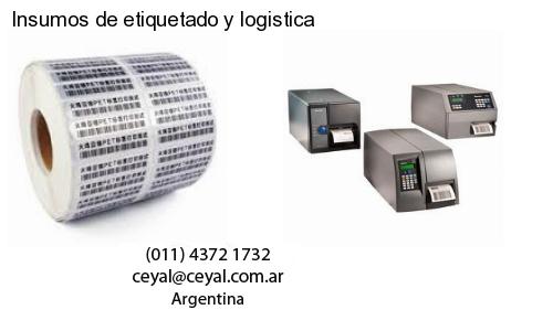 Insumos de etiquetado y logistica