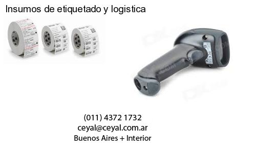 Insumos de etiquetado y logistica