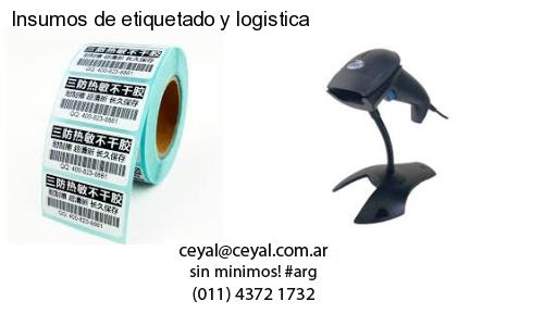 Insumos de etiquetado y logistica