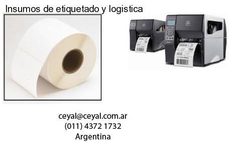 Insumos de etiquetado y logistica
