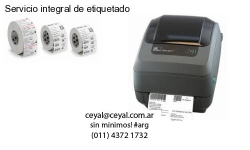 Servicio integral de etiquetado