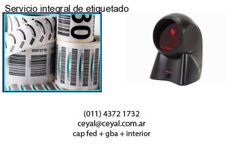 Servicio integral de etiquetado