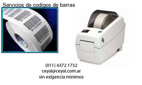 Servicios de codigos de barras