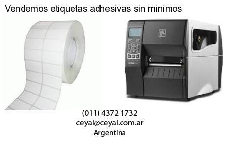 Vendemos etiquetas adhesivas sin minimos