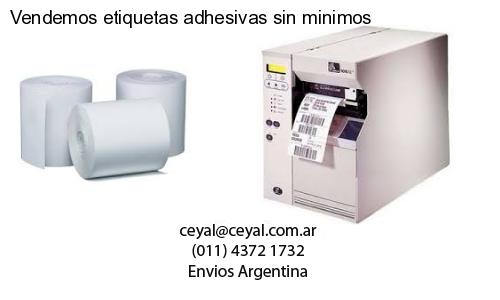 Vendemos etiquetas adhesivas sin minimos