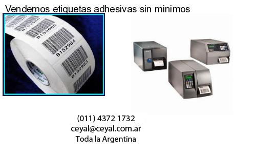 Vendemos etiquetas adhesivas sin minimos