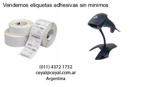 Vendemos etiquetas adhesivas sin minimos