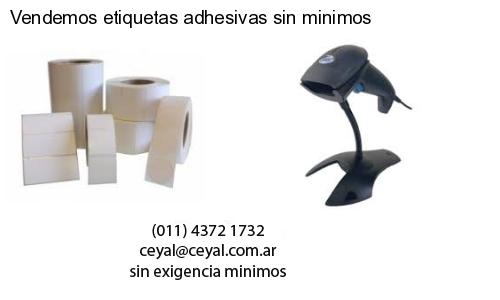 Vendemos etiquetas adhesivas sin minimos
