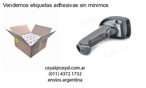 Vendemos etiquetas adhesivas sin minimos