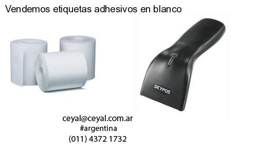 Vendemos etiquetas adhesivos en blanco