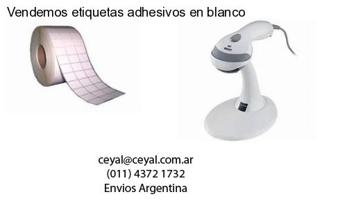 Vendemos etiquetas adhesivos en blanco