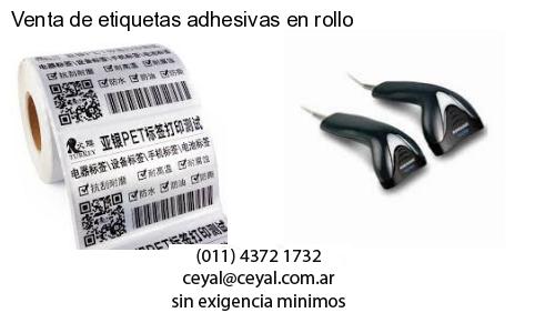 Venta de etiquetas adhesivas en rollo