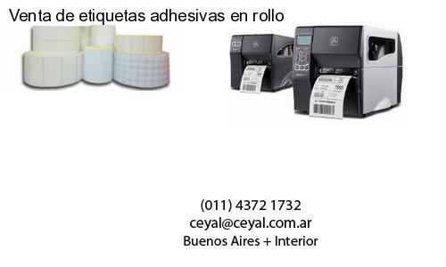 Venta de etiquetas adhesivas en rollo