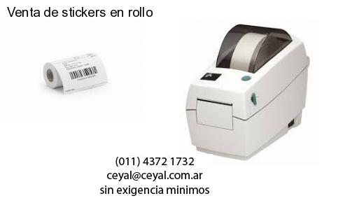 Venta de stickers en rollo