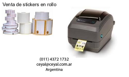 Venta de stickers en rollo