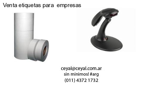 Venta etiquetas para  empresas