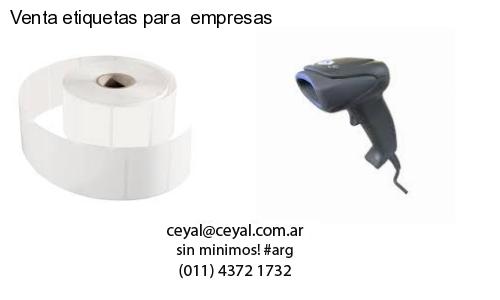 Venta etiquetas para  empresas