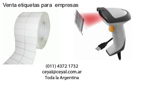 Venta etiquetas para  empresas
