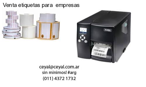 Venta etiquetas para  empresas