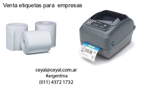 Venta etiquetas para  empresas