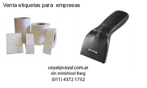 Venta etiquetas para  empresas
