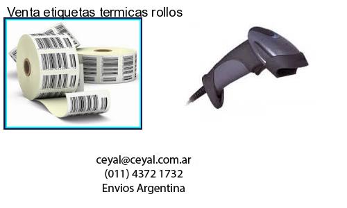 Venta etiquetas termicas rollos