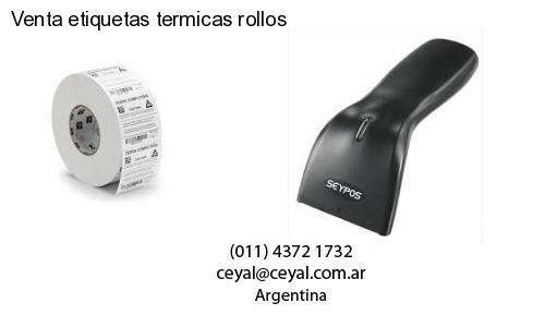 Venta etiquetas termicas rollos