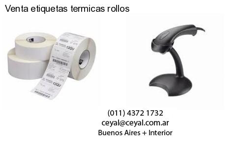 Venta etiquetas termicas rollos