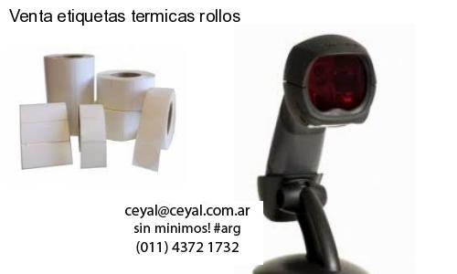 Venta etiquetas termicas rollos