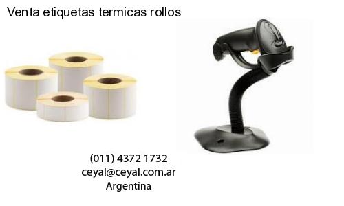 Venta etiquetas termicas rollos