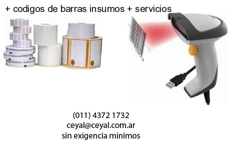   codigos de barras insumos   servicios