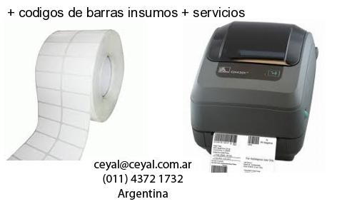   codigos de barras insumos   servicios