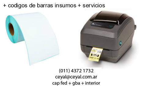   codigos de barras insumos   servicios
