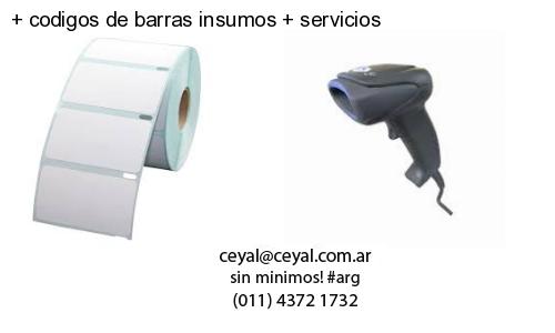   codigos de barras insumos   servicios