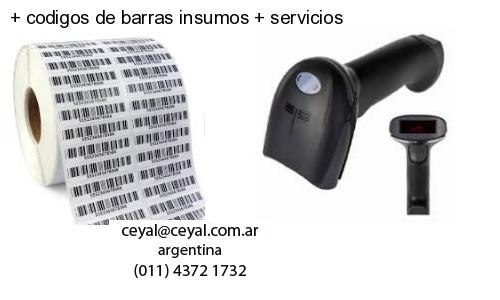  codigos de barras insumos   servicios