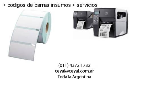   codigos de barras insumos   servicios