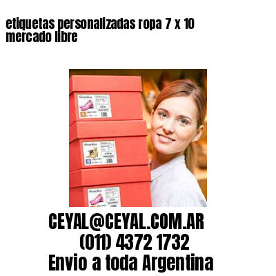 etiquetas personalizadas ropa 7 x 10 mercado libre