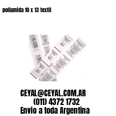 poliamida 10 x 13 textil