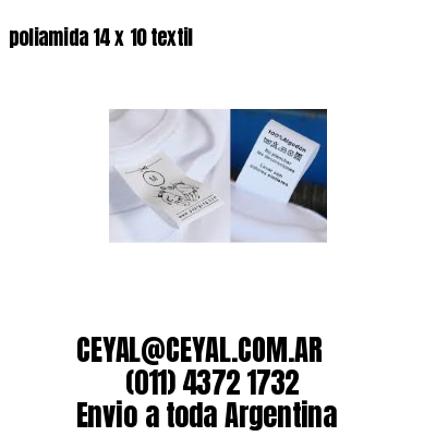 poliamida 14 x 10 textil