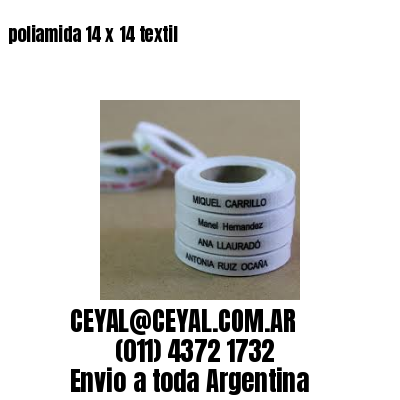 poliamida 14 x 14 textil