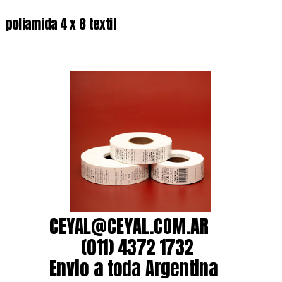 poliamida 4 x 8 textil
