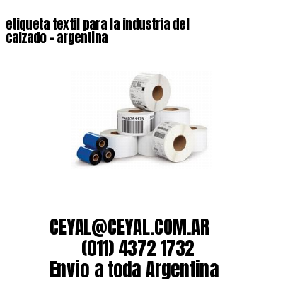 etiqueta textil para la industria del calzado – argentina