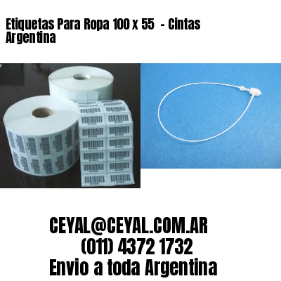 Etiquetas Para Ropa 100 x 55  – Cintas Argentina