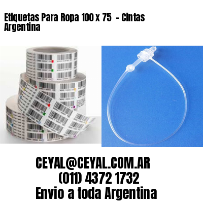 Etiquetas Para Ropa 100 x 75  – Cintas Argentina