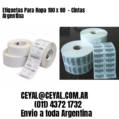 Etiquetas Para Ropa 100 x 80  – Cintas Argentina