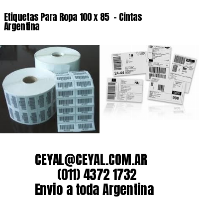 Etiquetas Para Ropa 100 x 85  – Cintas Argentina